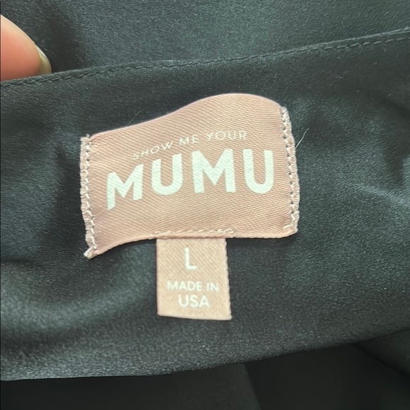 Elegant Black Jasmine Halter Dress from show me your mumu - Picture 2 of 3